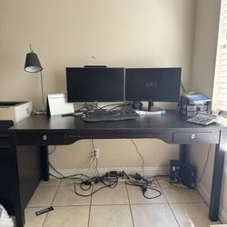 Modern Office Set - Desk, Cabinet, File Cabinet & Chair