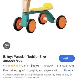 Toddler Wooden Bike