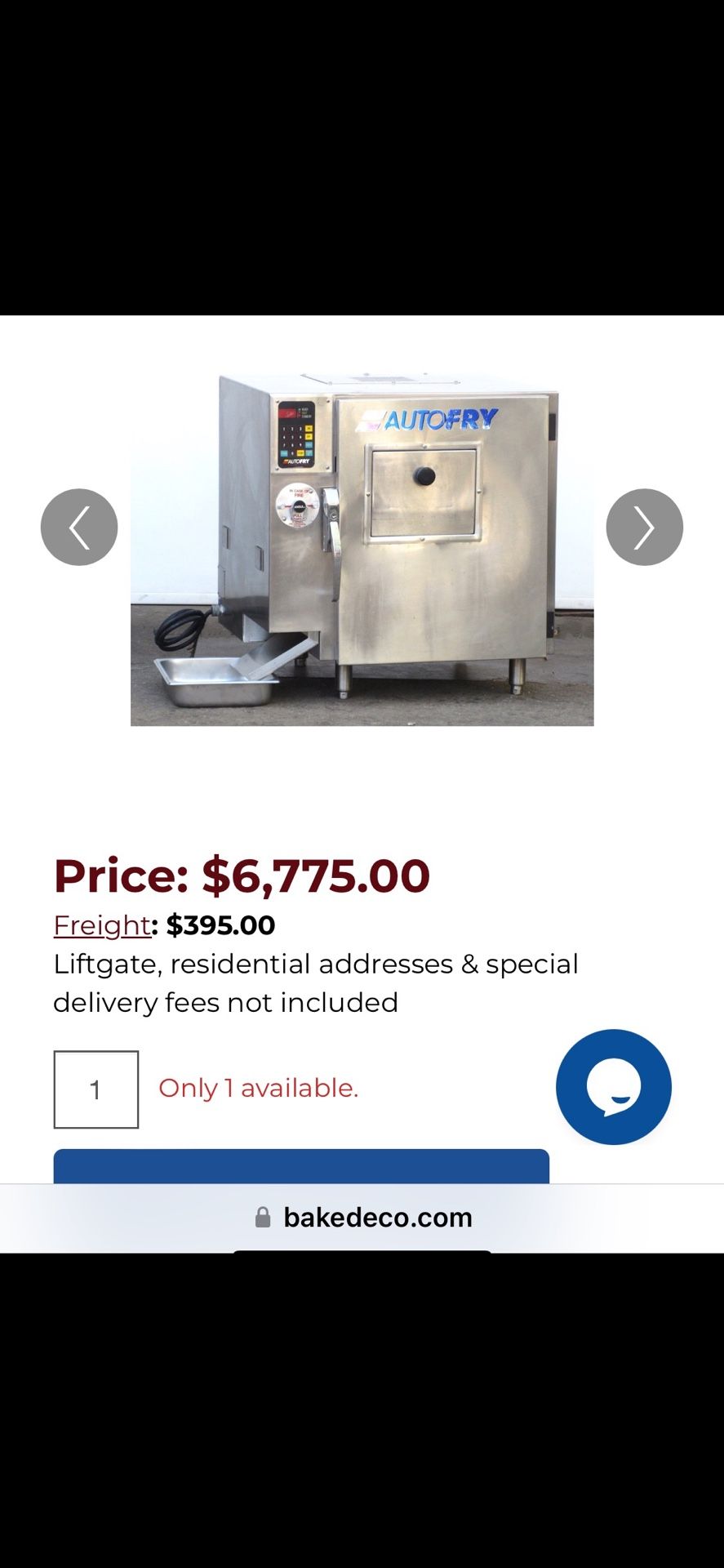 Auto fry Ventless Countertop fryer