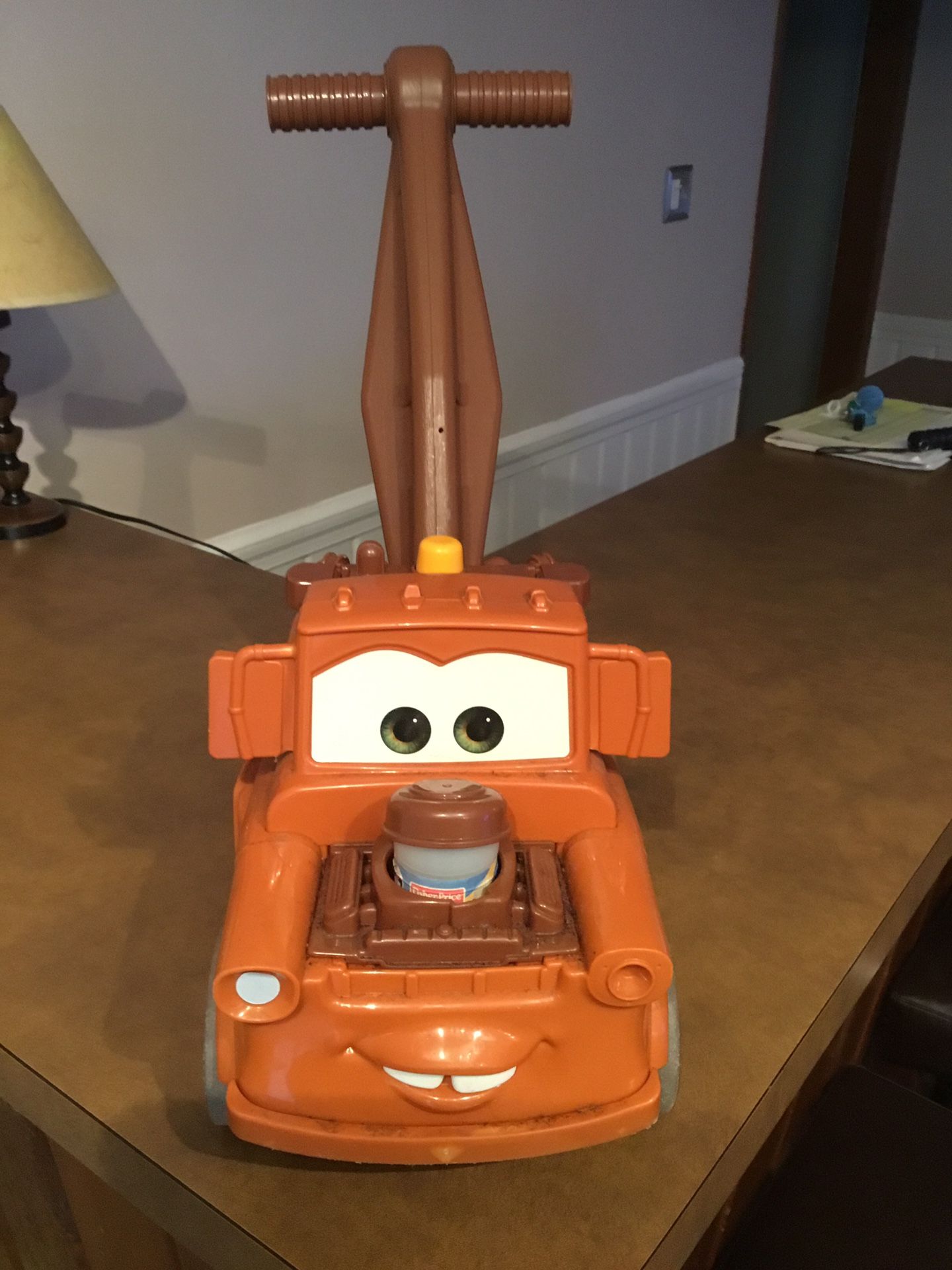 "Mater" push truck bubble maker.