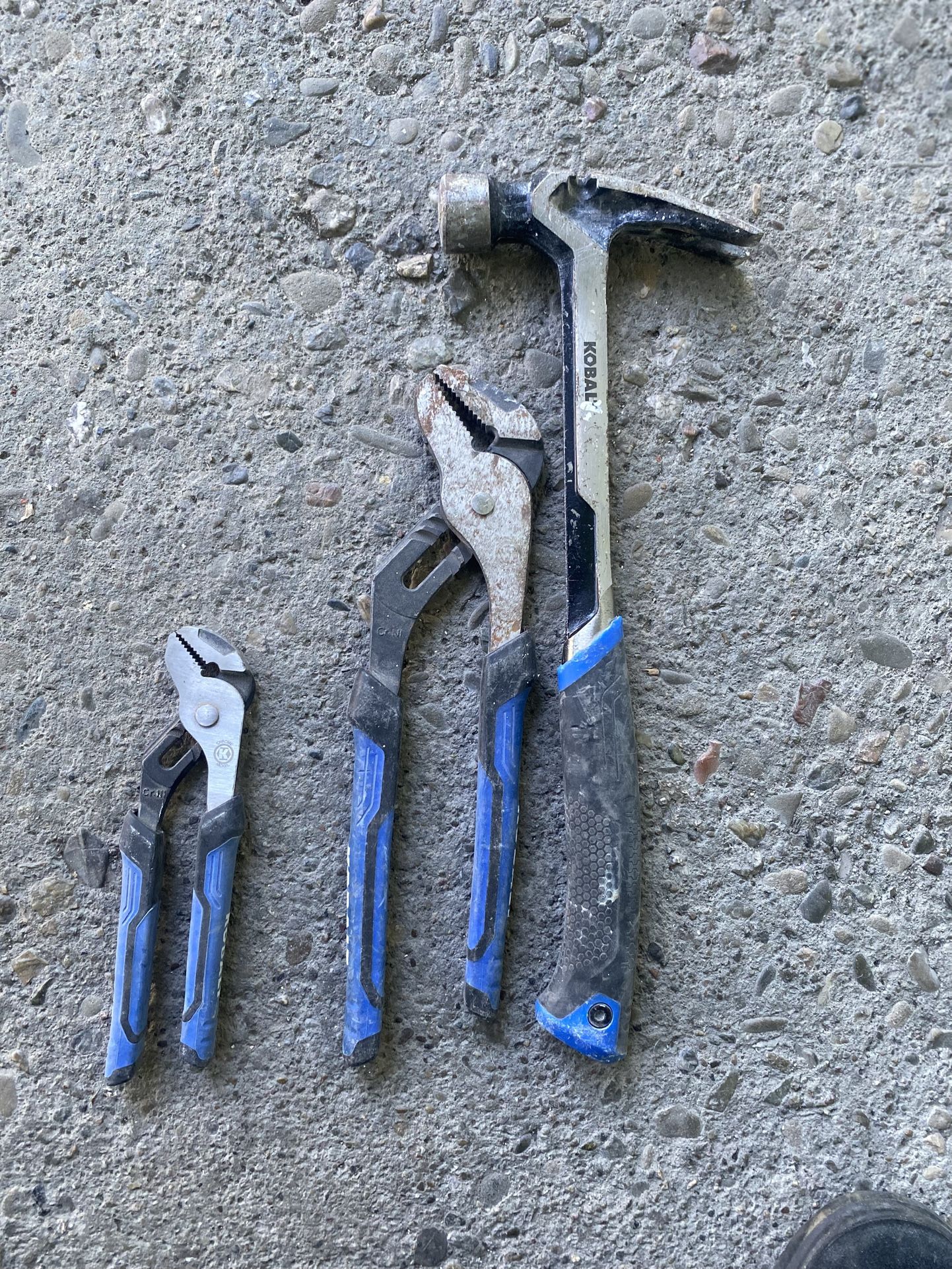 KOBALT Groover Joint Pliers / Hammer 