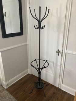 Freestanding Metal Coat Rack
