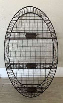 Metal Hanging Shelves (Rustic)