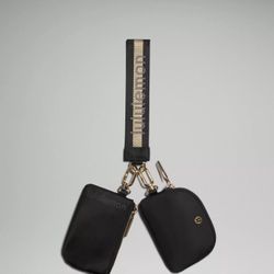 Lululemon Brand New Dual Pouch Wristlet Wordmark