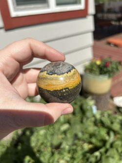 Bumblebee Jasper Sphere - Rare! Top Quality
