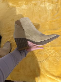 Light Brown Booties, Size 5.5
