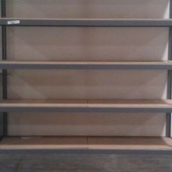 Industrial Shelves and Boltless Garage Rack New 96 x 30