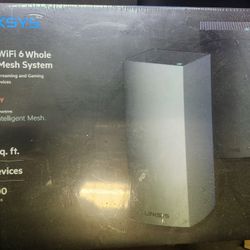 Linksys Velop Wifi 6 Whole Home Mesh. New. Mx8000