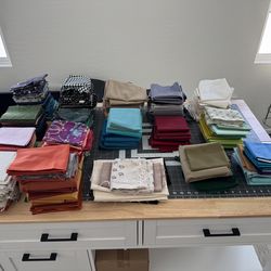 Miscellaneous fabric squares (Good for quilting )