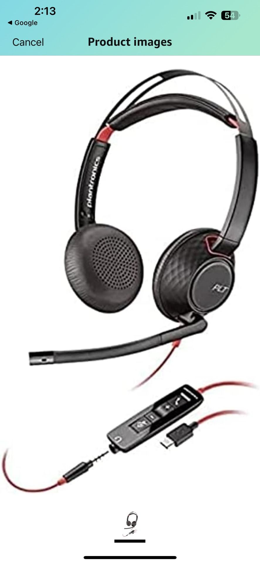 BLACKWIRE 5220 C5220 USBC Bulk WW Headset