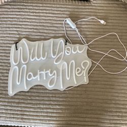 Will You Marry Me Sign