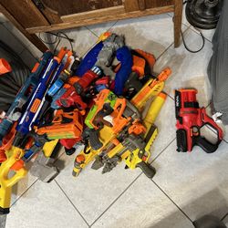 Nerf Gun Lot