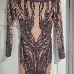 Fashion Nova Sequin Dress Size Xs