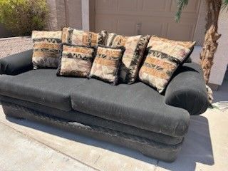 Sofa With Pillows Fair Shape