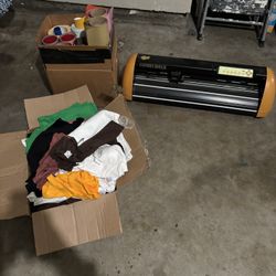 Vinyl Cutter Machine, Vinyl Paper & Clothes