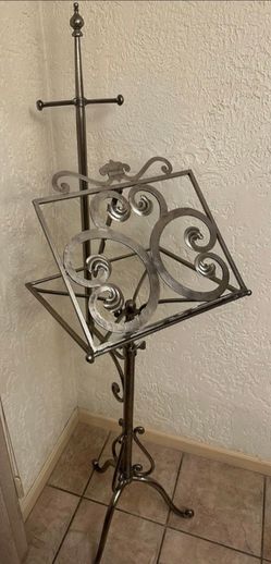 Wrought iron music stand