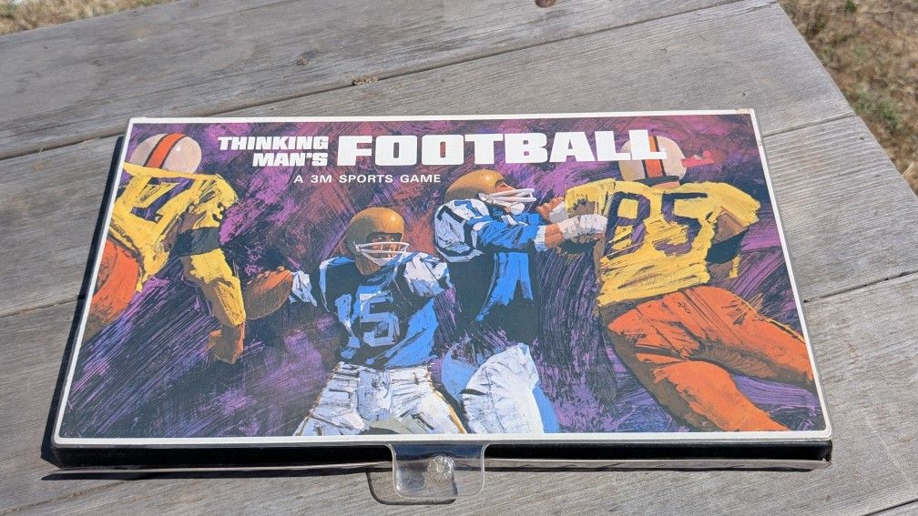 Vintage 3M Thinking Man’s Football Board Game – 1960s Strategy Sports Game Complete