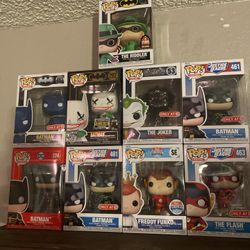 Funko POP! DC Superheroes lot Of 9 Brand New