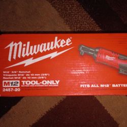 Brand New Milwaukee M12 3/8" Rachet