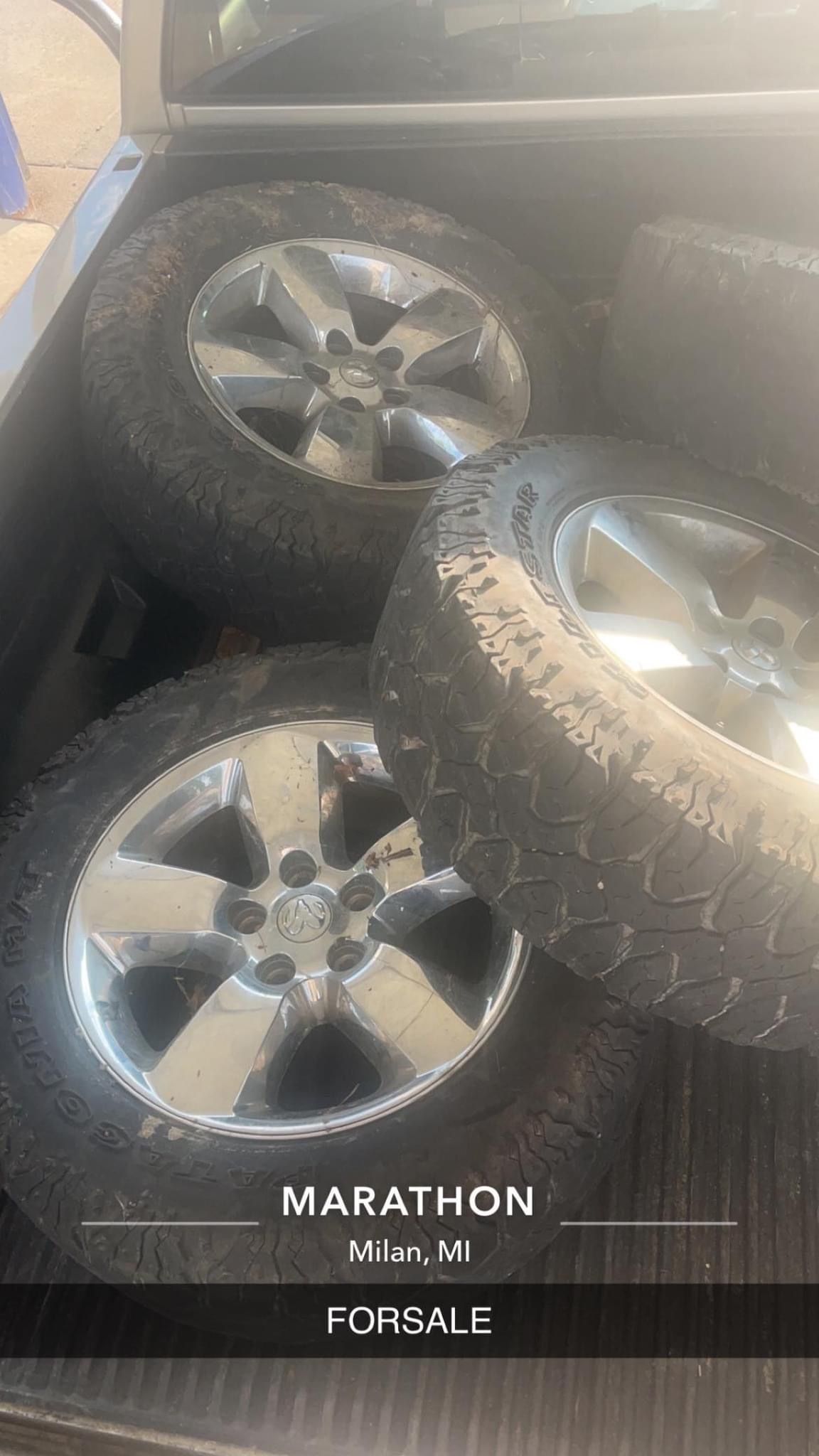 20 In Chrome Dodge Ram Rims