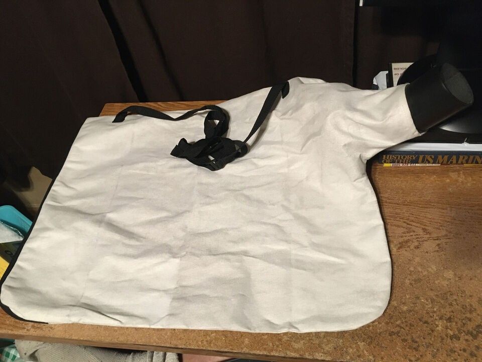 White Replacement Leaf Blower Collection Bag