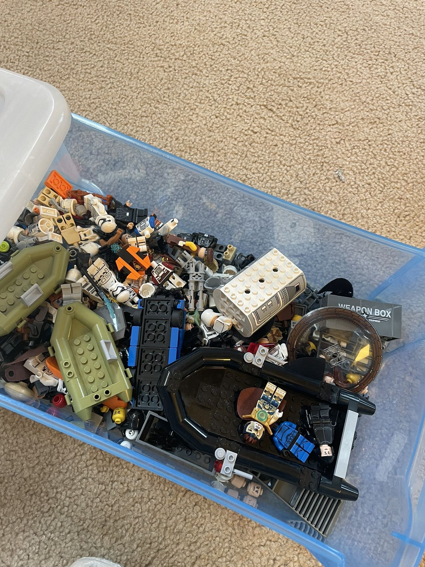 Bin Full Of Legos