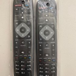 2 Pack Remote Control for Philips Smart TV