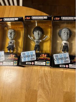 The Three Stooges Headliners XL Figures Set