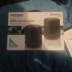 Nizoni Pairable Wireless Speakers