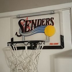 FULL SEND senders mini basketball hoop