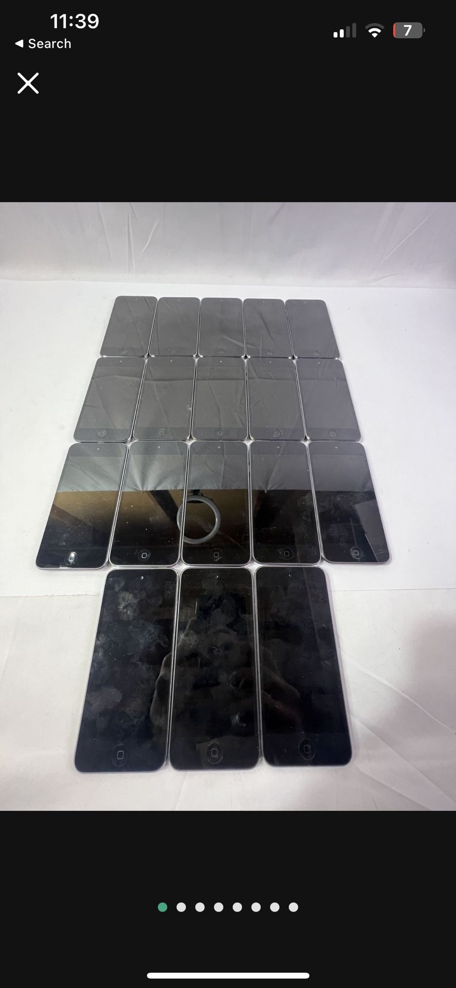 (LOT OF 17) Apple iPod Touch A1421 5th Gen Gray 32GB + Cases + Screen Protectors + Chargers Bundle