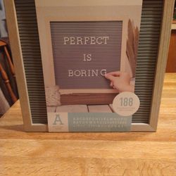 New Letter  Board   12" X 12" 188 Pieces
