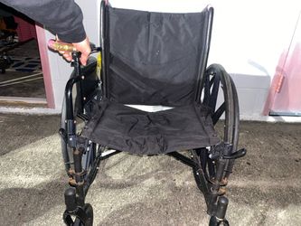Black wheelchair