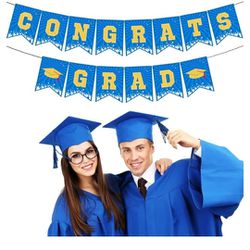 14pcs Congrats Grad Banner 2024