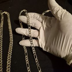 Cuban Link Chain 24 inch 925 Silver
