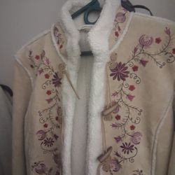Vintage John's Bay Woman's Suede Coat 