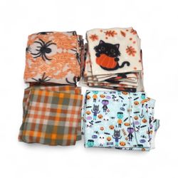 Halloween, Fall Fabric Fleece Squares