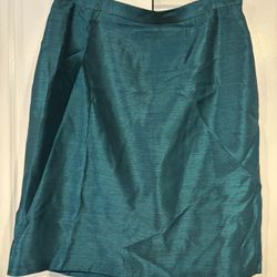 Kasper Emerald Green Skirt Size 20W