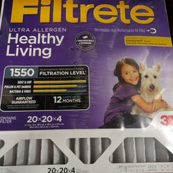 Filtrete Air Filter 20 X 20 X 4 - Ultra Allergen