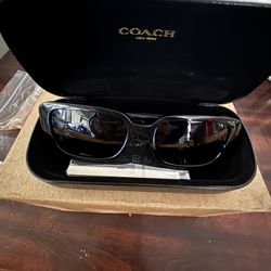 Coach Narrow Rectangle Sunglasses