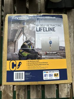 Baseline Self Retracting Lifeline 11ft Brand new