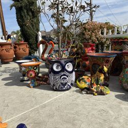 Macetas De Talavera Y Decoraciones,diferentes Diseños Y Diferentes $$presios .