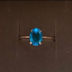 Aquamarine Ring 925