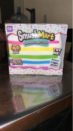 Smushmart Rainbow Layer Cake
