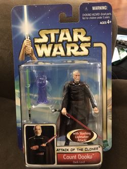 Star Wars Count Dooku Action Figure 2002