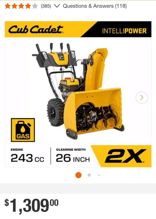 New Snowblower