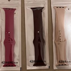 3-APPLE WATCH BAND  42/44/45 MM M/L ALL FOR $25 OR ONE FOR $10 PICK UP IN MEBANE NC