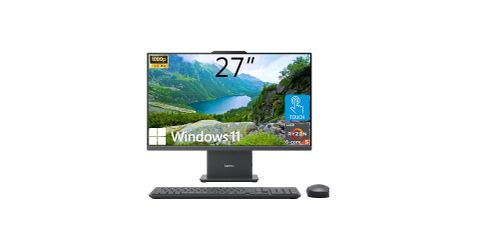 Lenovo IdeaCentre AIO 27" Desktop FHD Ryzen 5 8656HS 16GB  1TB F0HQ0060US