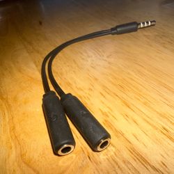 Aux Cable Splitter (6”)