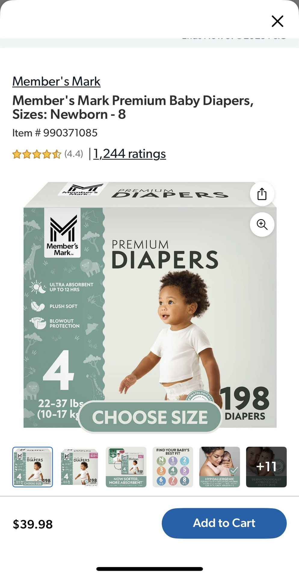 Size 3 & 7 Available 